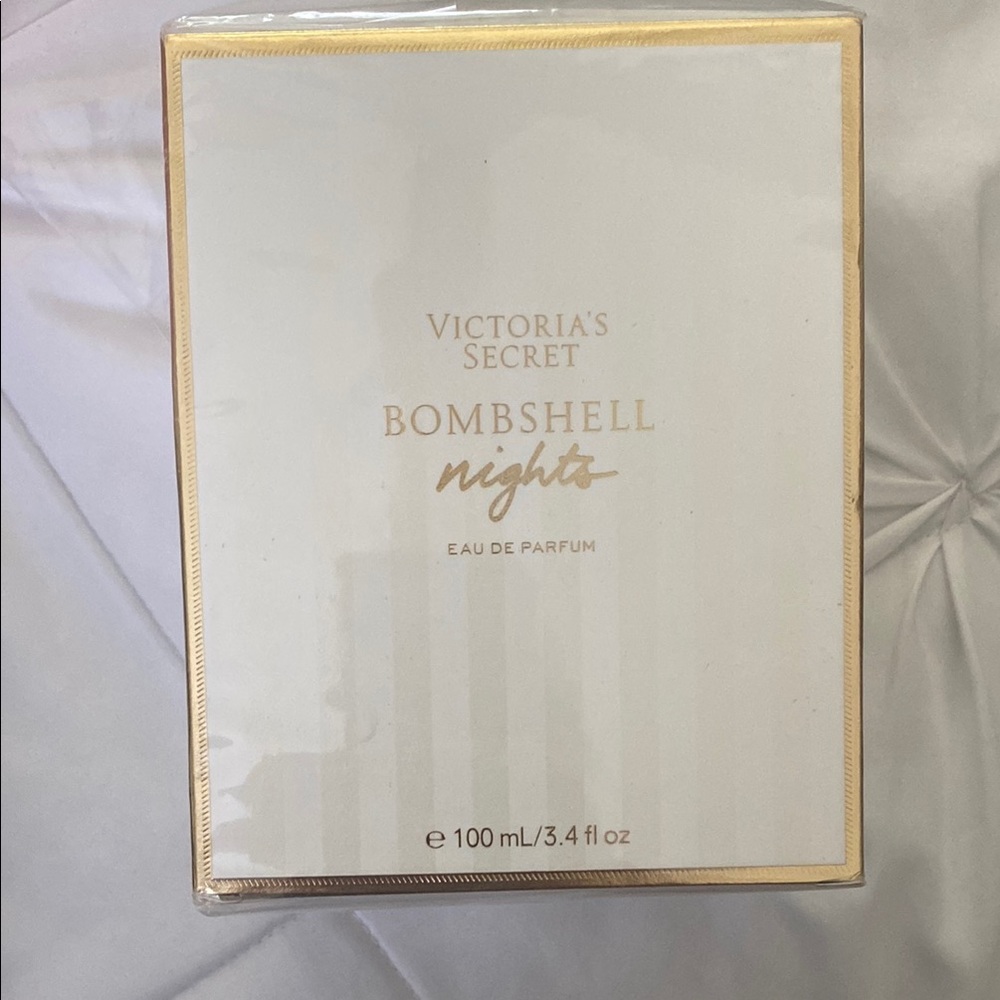 Victoria's Secret Bombshell Nights Perfume - Gold and White